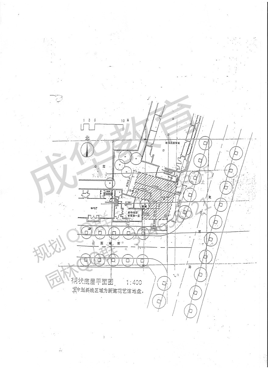 北京林业大学园林2003年景观建筑快题真题 第三页