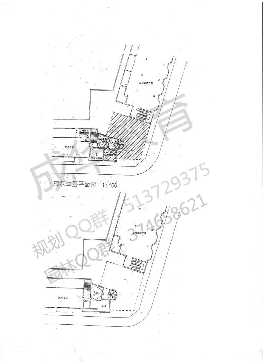 北京林业大学园林2003年景观建筑快题真题 第四页