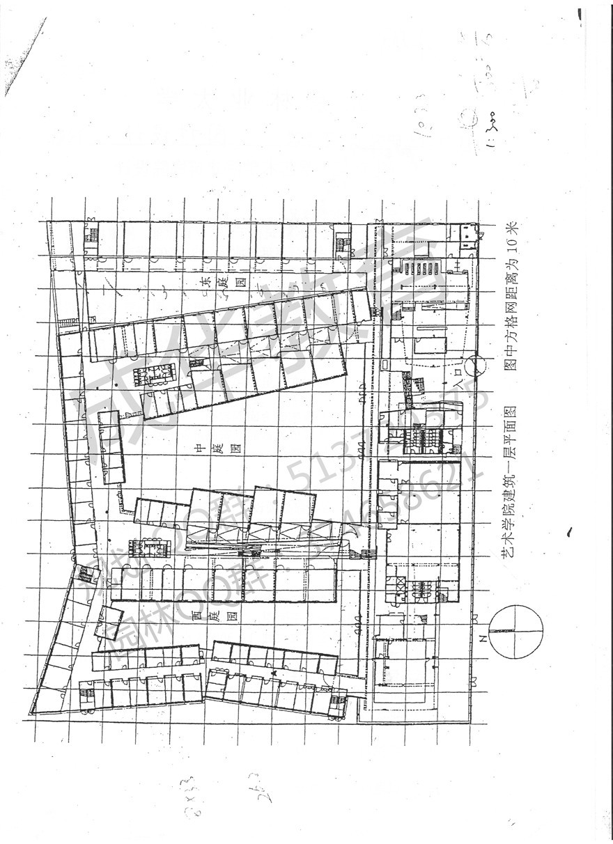 北京林业大学园林2003年景观设计快题真题 第二页