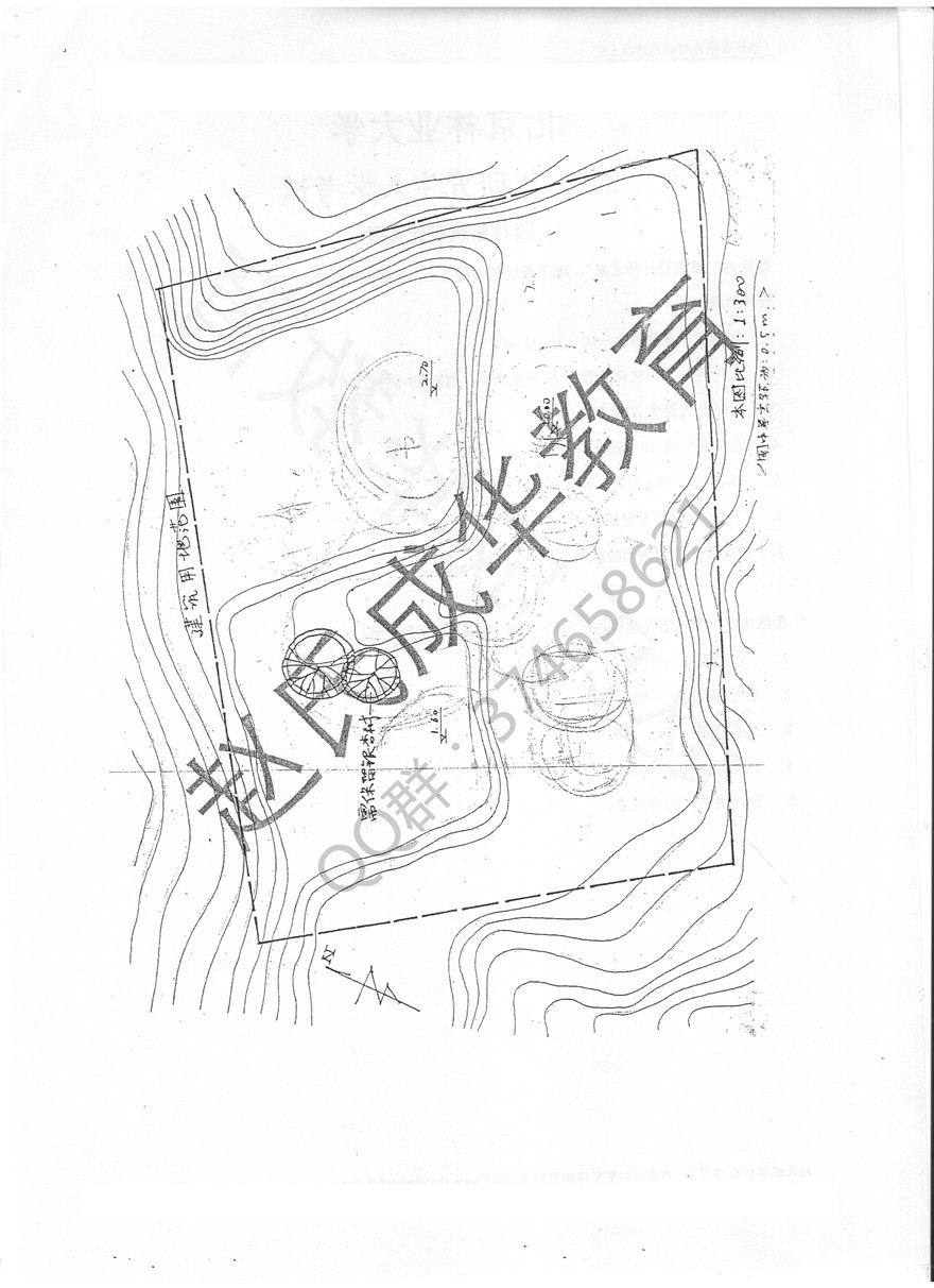  北京林业大学园林2011年园林建筑设计题真题第二页